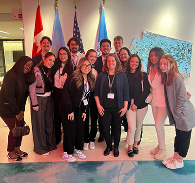Image for Model United Nations Class Takes 13 STUdents to the 2024 National Model United Nations Conference in NYC 