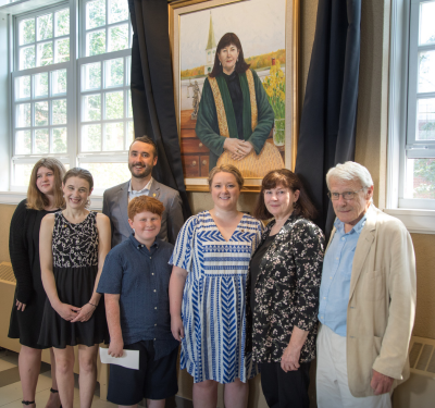 Image for “Dawn Russell exemplifies what makes STU special” - Former President Russell Honoured with Portrait Unveiling and Naming of Student Lounge 