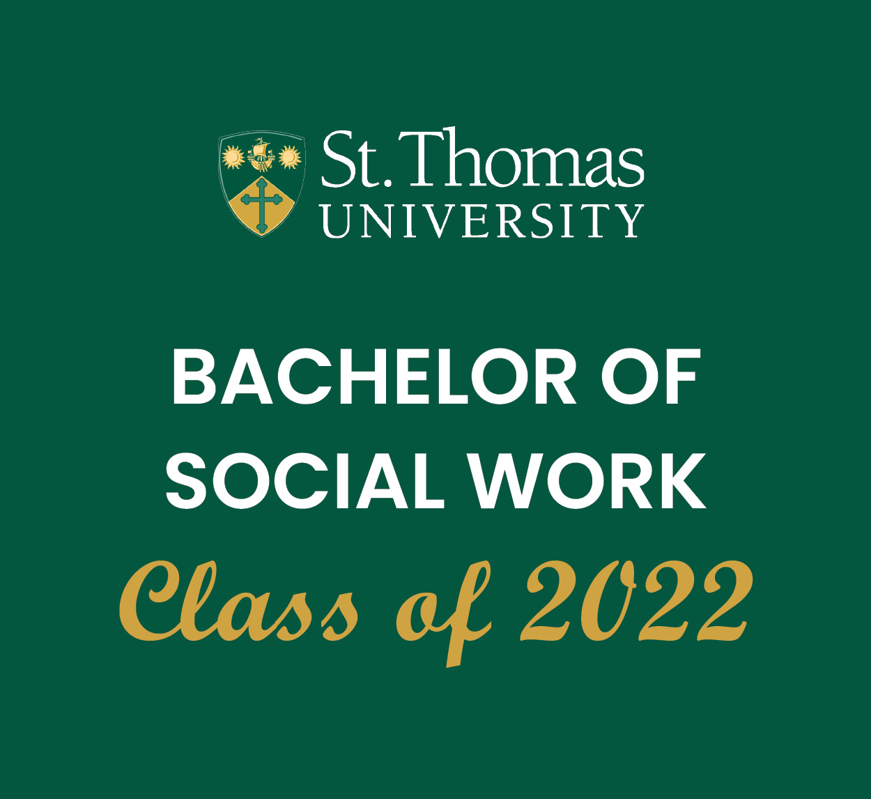 Image for Bachelor of Social Work Class of 2022 Celebrated at Virtual Convocation 