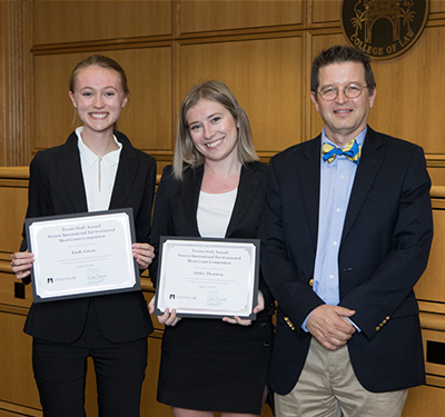 Image for Punching Above Their Weight: STU Moot Court Places in the Top 8 in Law School Competitions