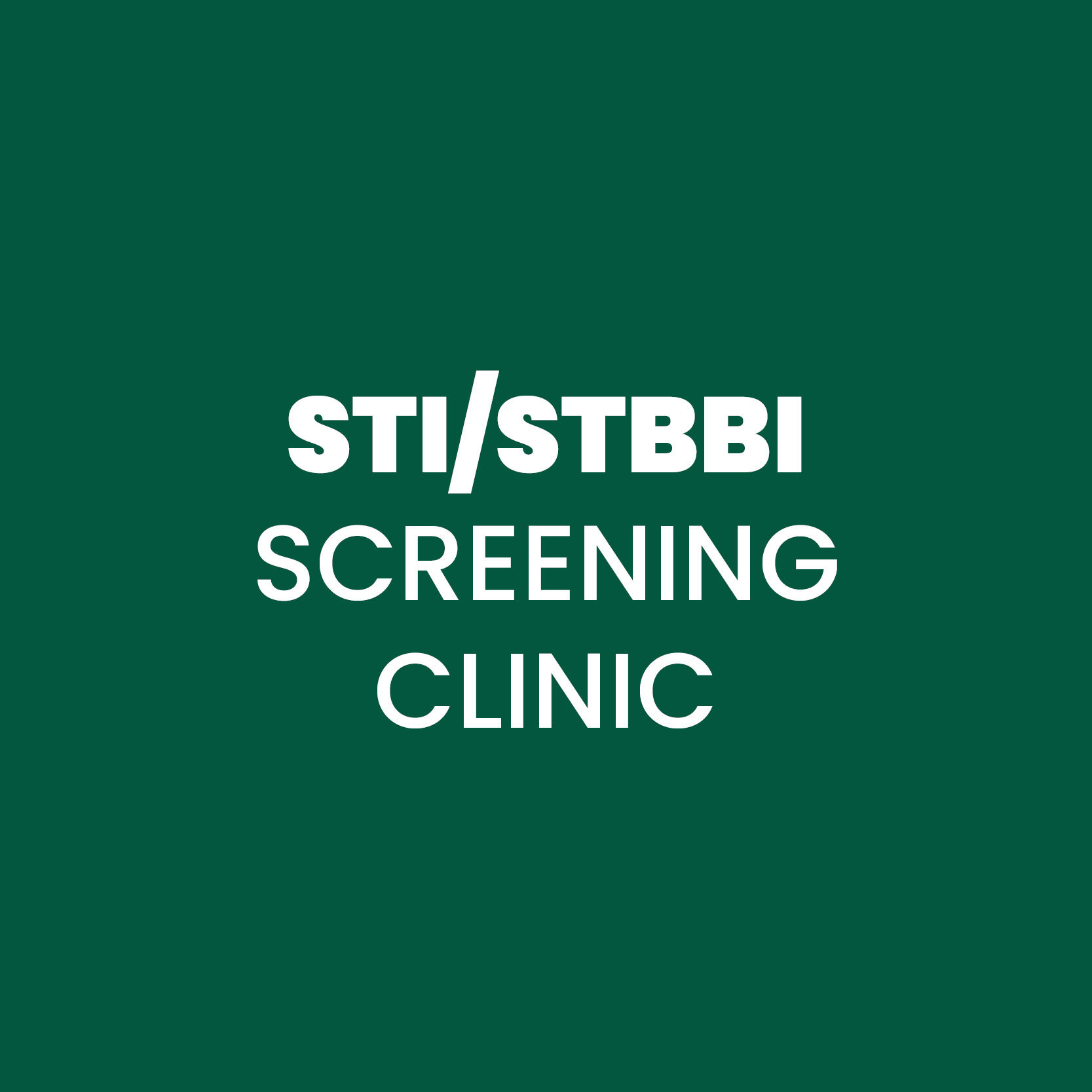 STI/STBBI Screening Clinic