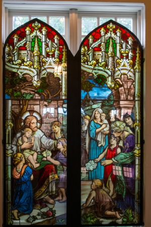 Chapel Stained Glass Windows - Panels 7 and 8